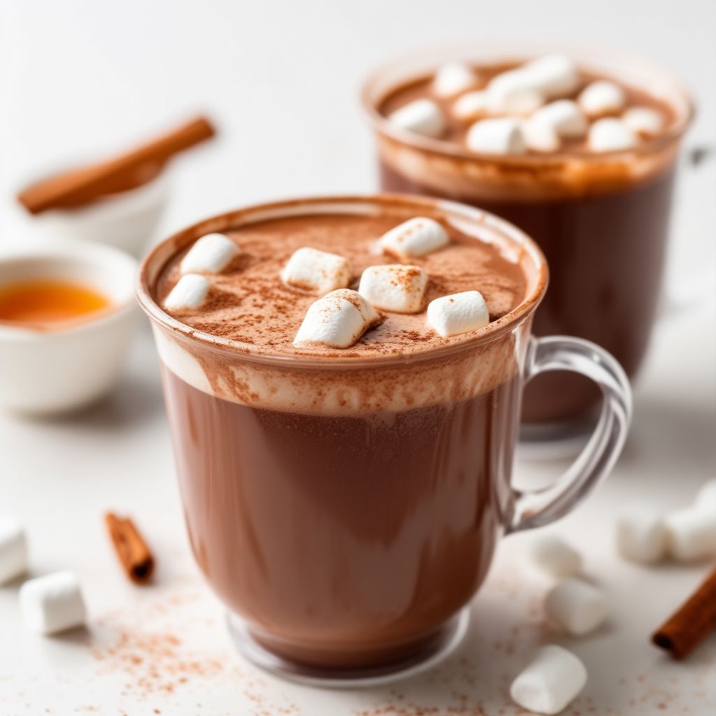 Cremige Ahorn-Hot Cocoa Delikatesse