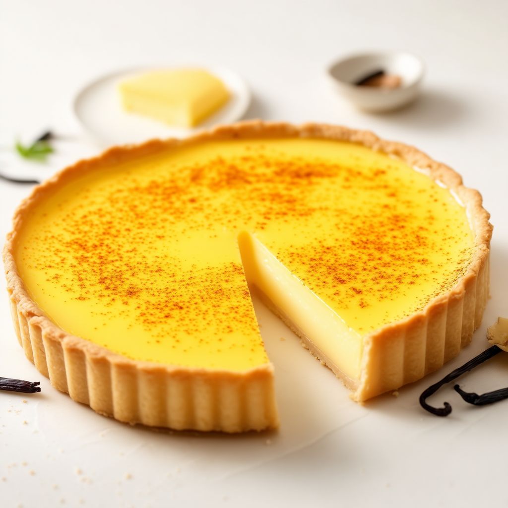 Cremige Vanille-Eierpudding-Torte