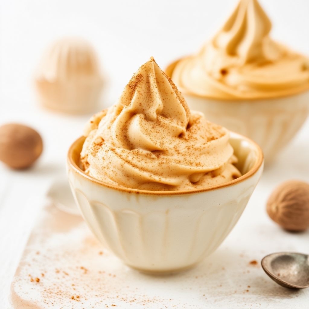 Gewürznelken gefrorene Creme