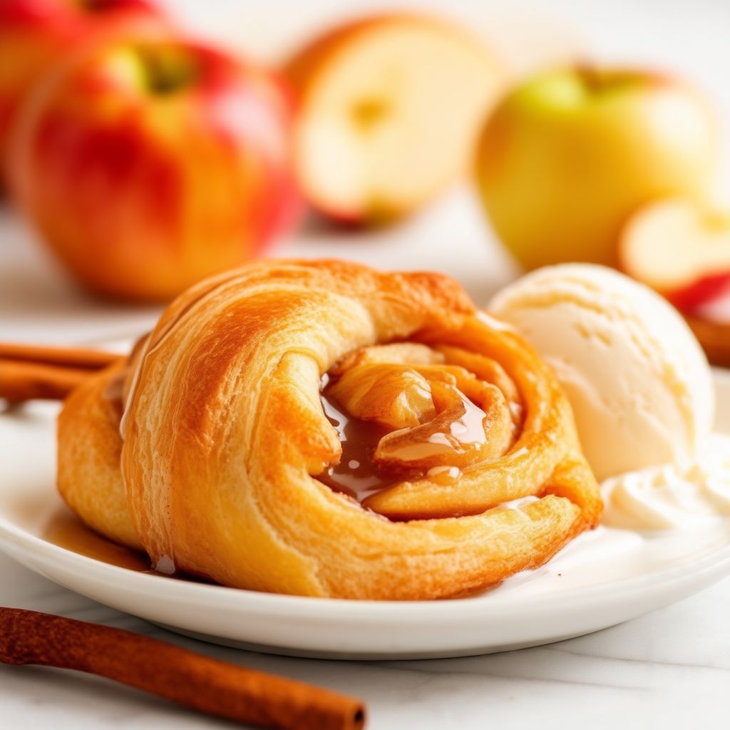 Caramel Apple Crescent Rolls
