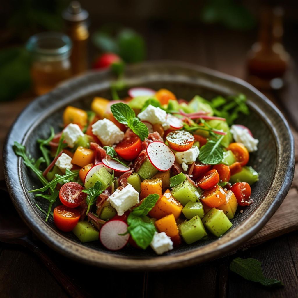 Melonensalat