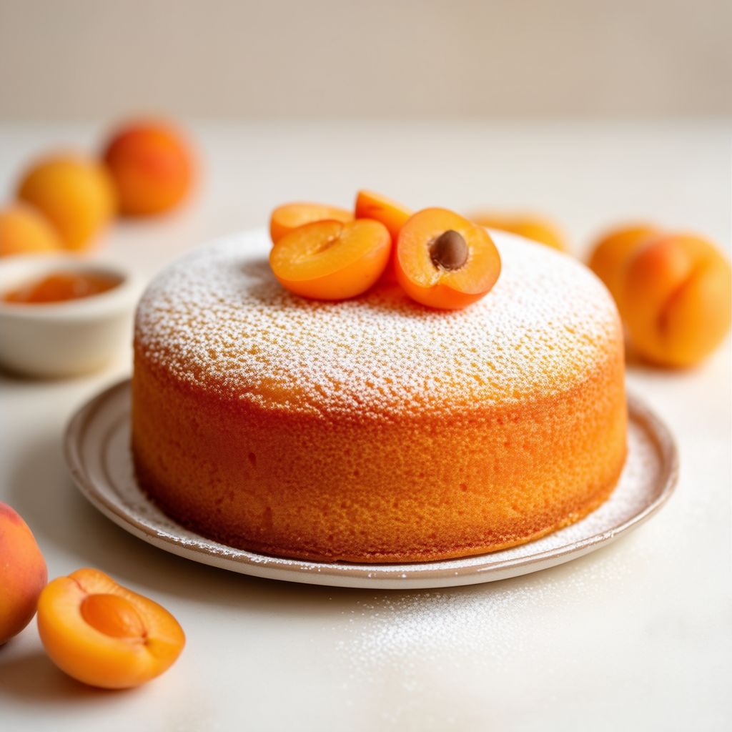 Golden Plum Delight Cake