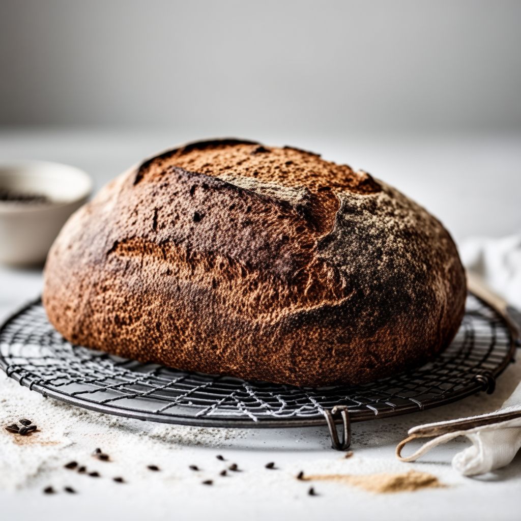 Rustic Pumpernickel Loaf