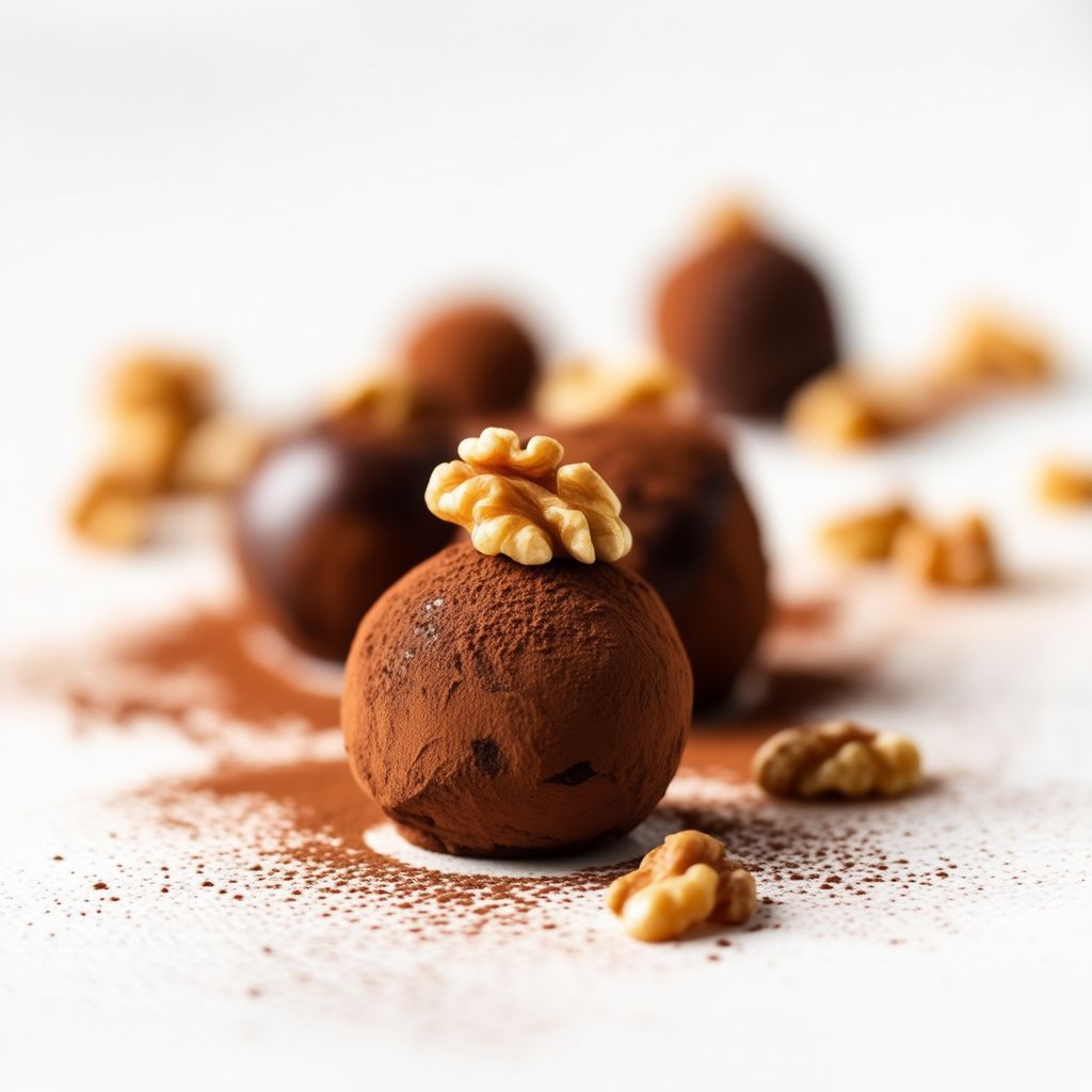 Velvety Chocolate Walnut Truffles