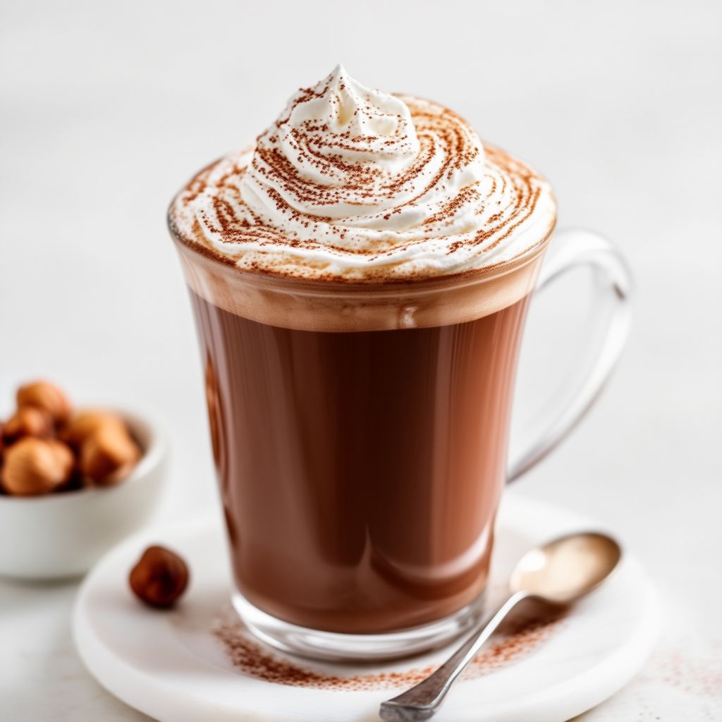 Cioccolata Calda Decadente con Infusioni di Sciroppo Aromatizzato