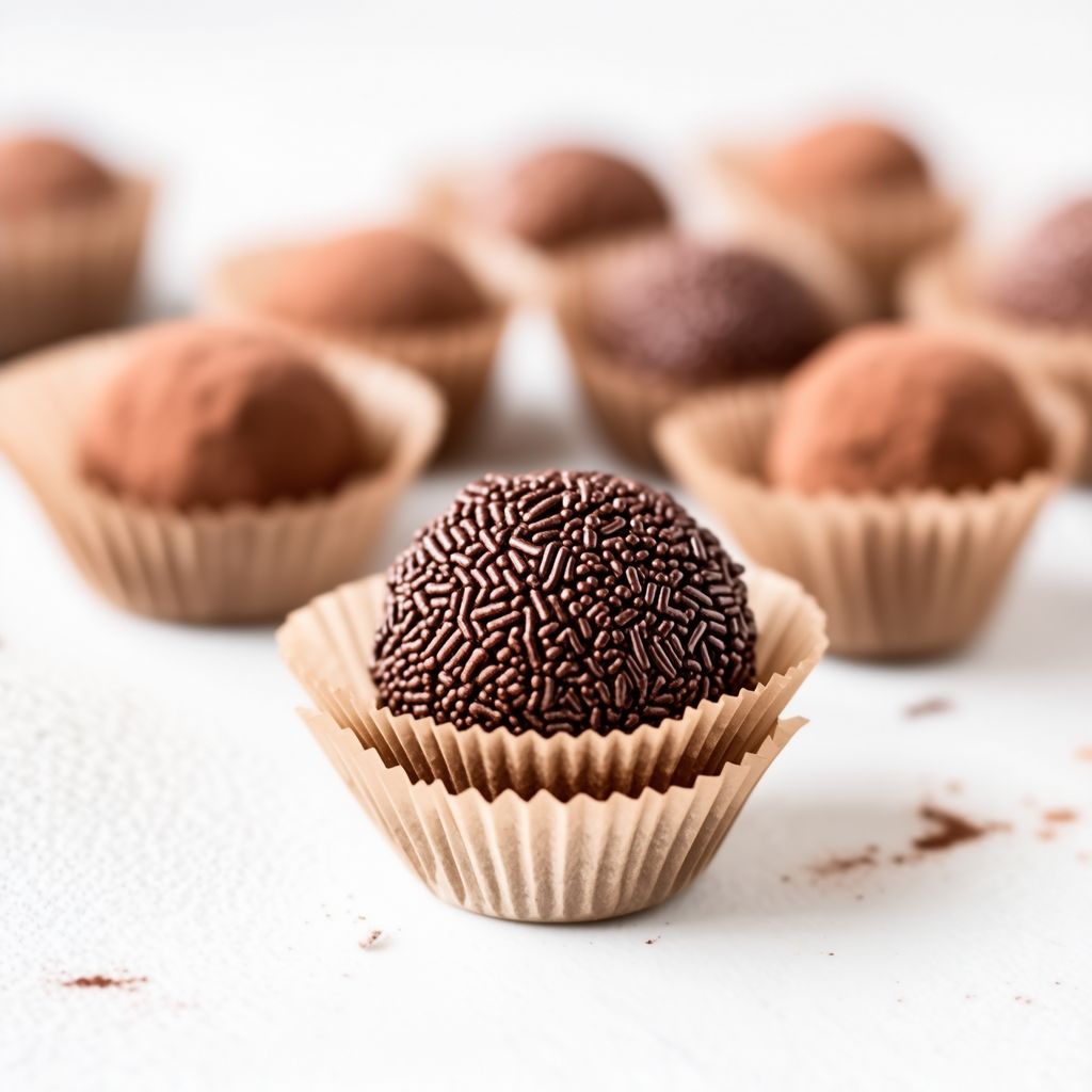 Chocolate Sprinkle Truffles