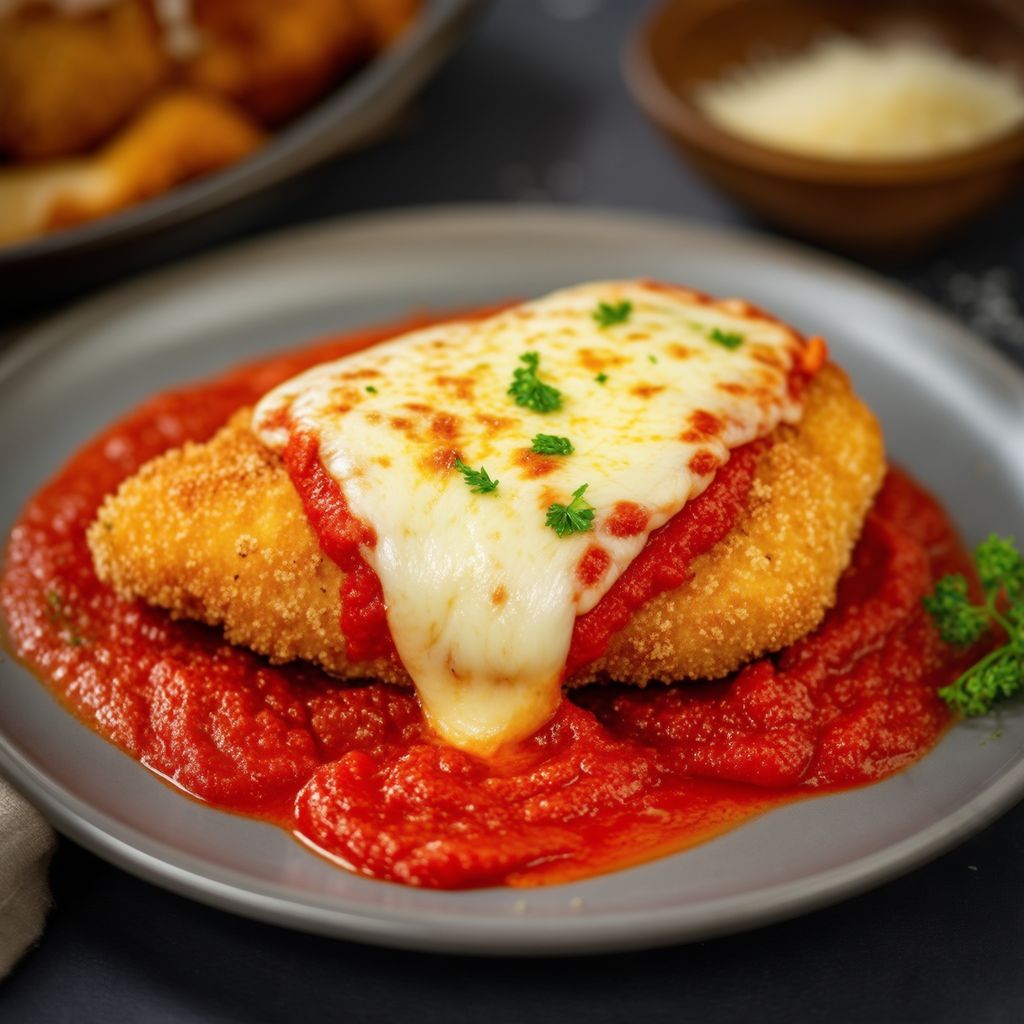 Crispy Chicken Parmigiana Delight