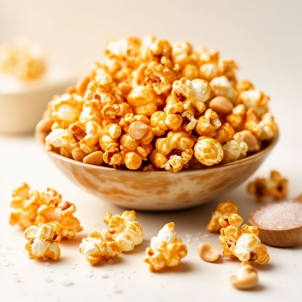 Knuspriges Karamell-Nuss-Popcorn