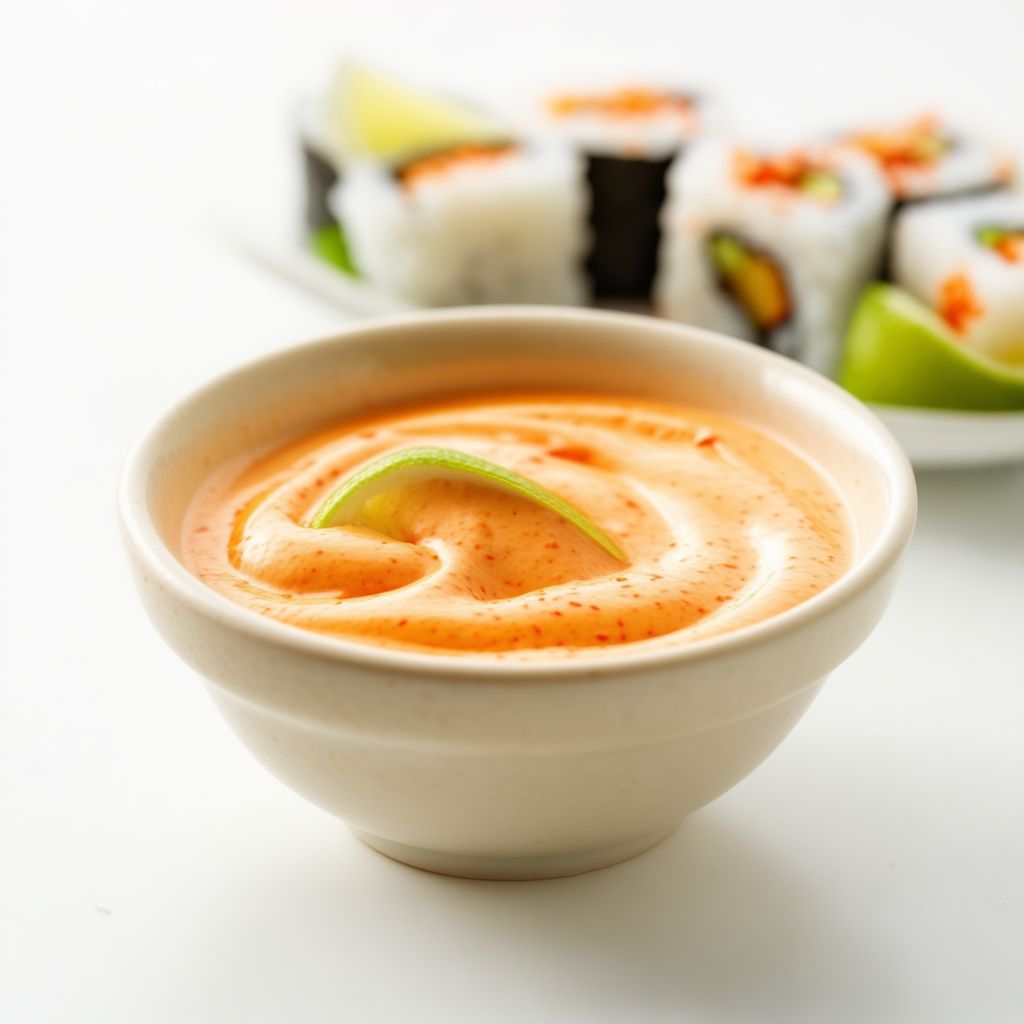 Cremige würzige Sushi-Sauce