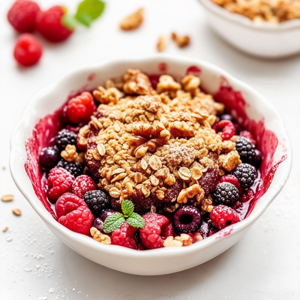 Berry Walnut Crumble Delight