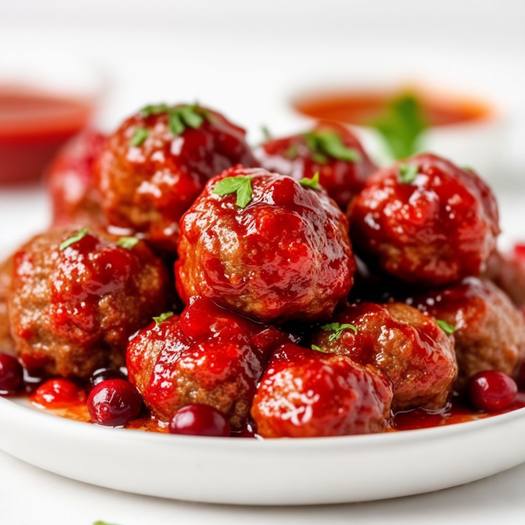 Polpette Glassate ai Mirtilli
