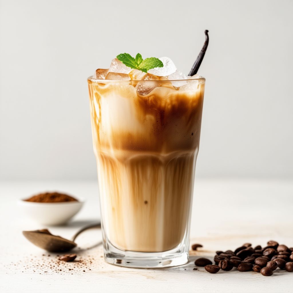 Vanille Eiskaffee Genuss