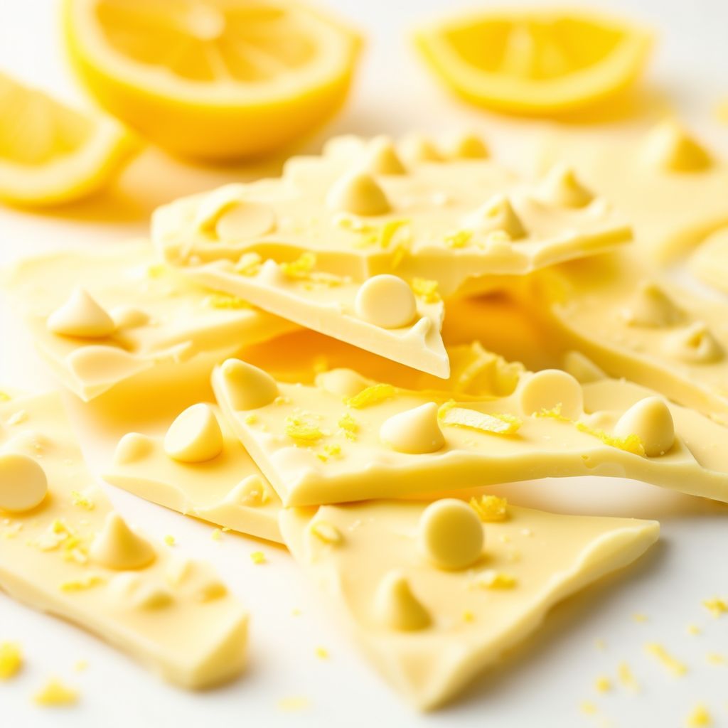 Bark al Cioccolato Bianco e Limone