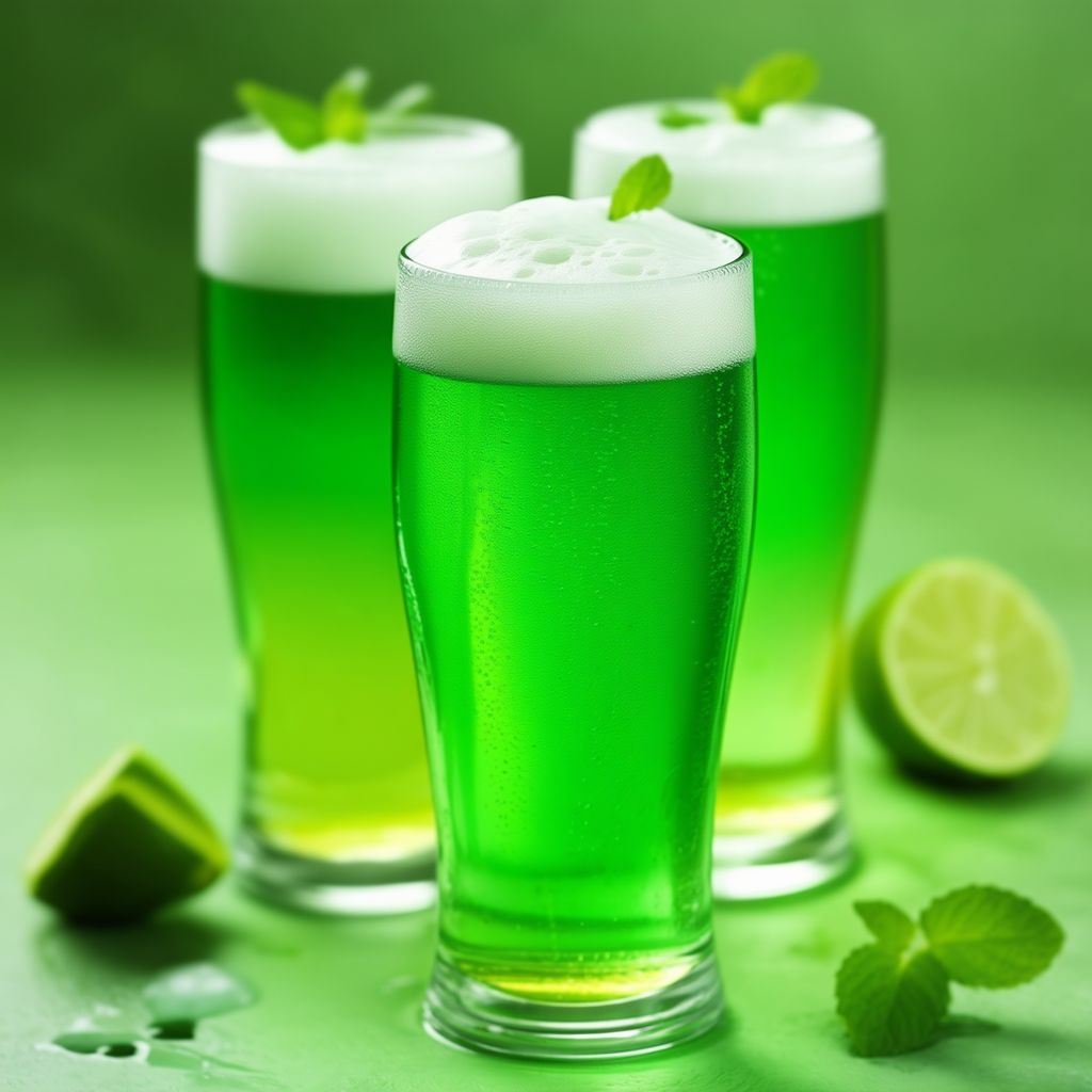 Festive Green Beer Toast