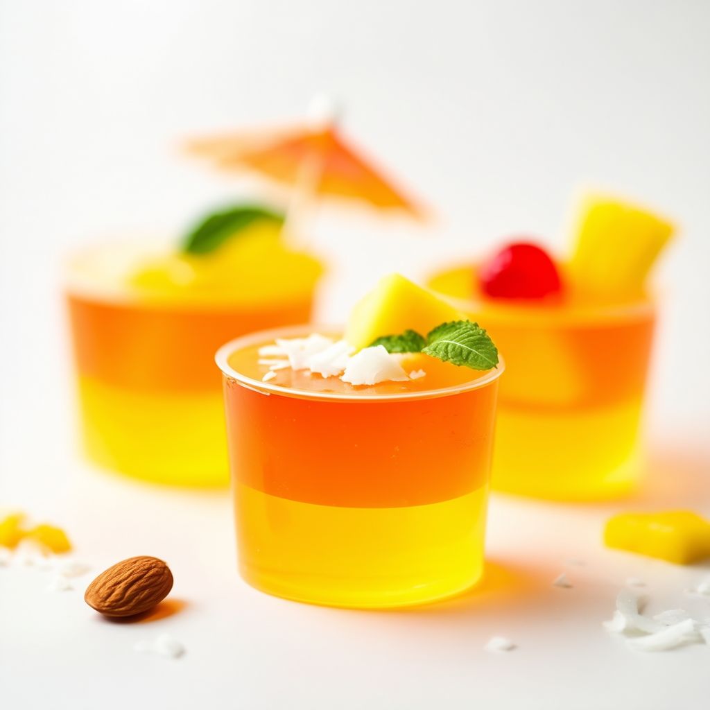 Tropical Paradise Jell-O Shots