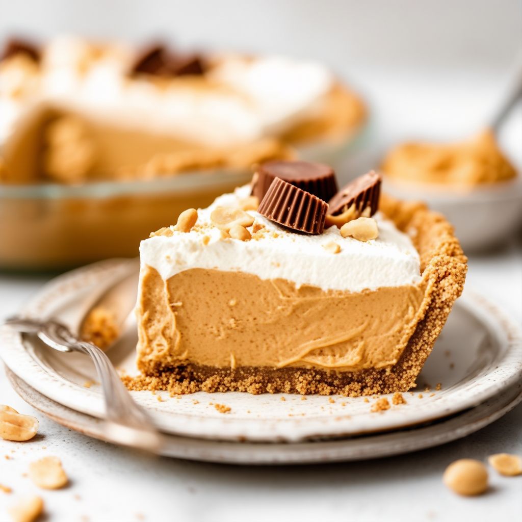 Creamy Peanut Butter Delight Pie