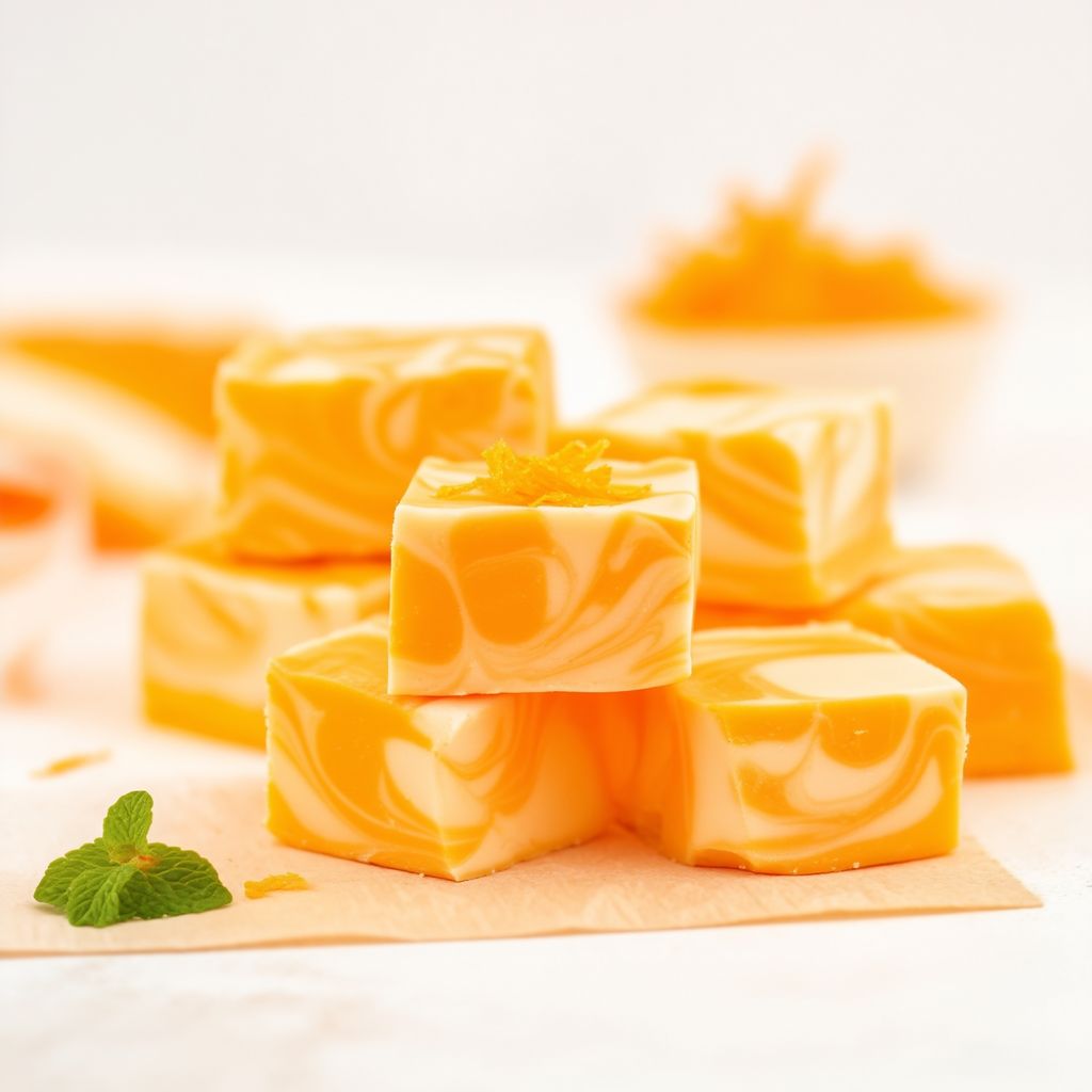 Zitrus Swirl Fudge