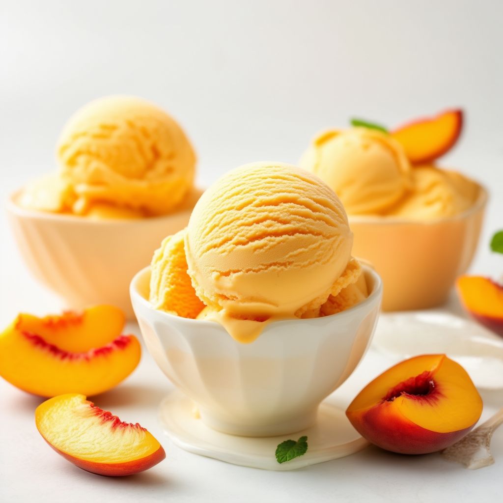 Gelato Crema di Pesca Delizioso