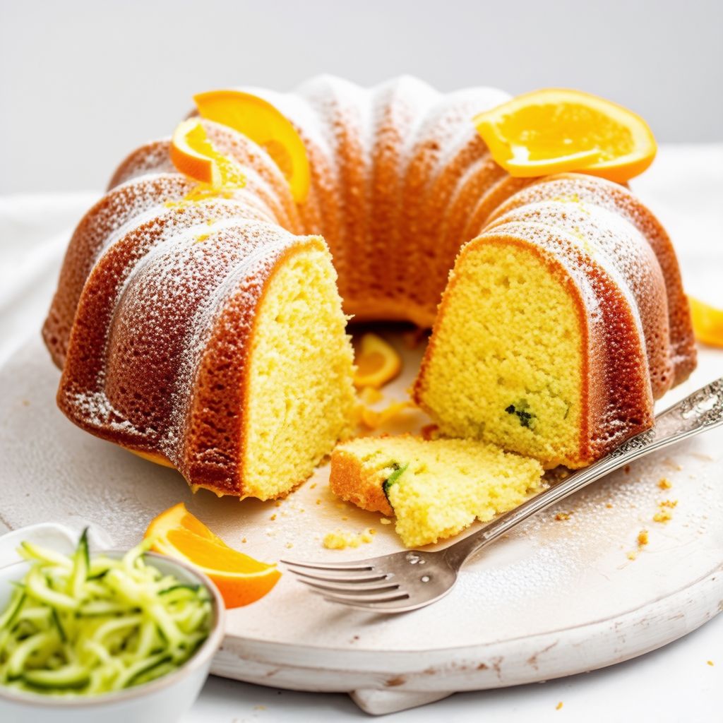 Torta Bundt di Zucchine agli Agrumi