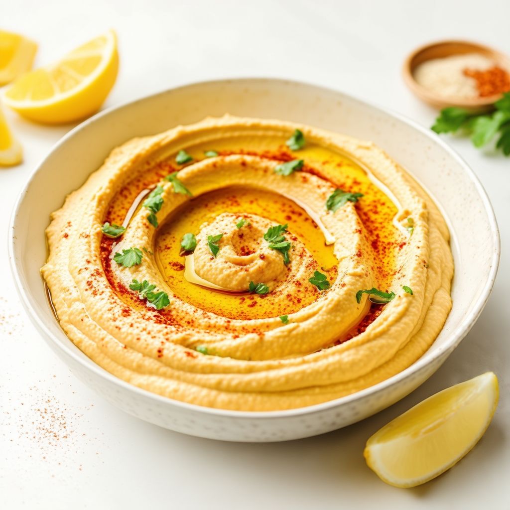 Cremiger Gewürz-Hummus