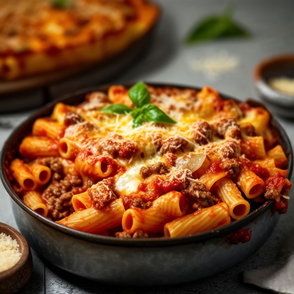 Cheesy Baked Pasta with Sausage
