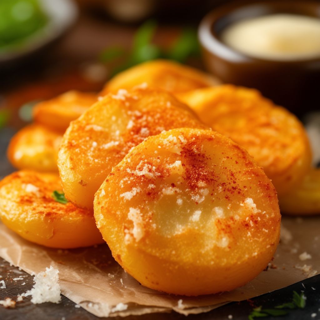Crispy Parmesan Potato Bites