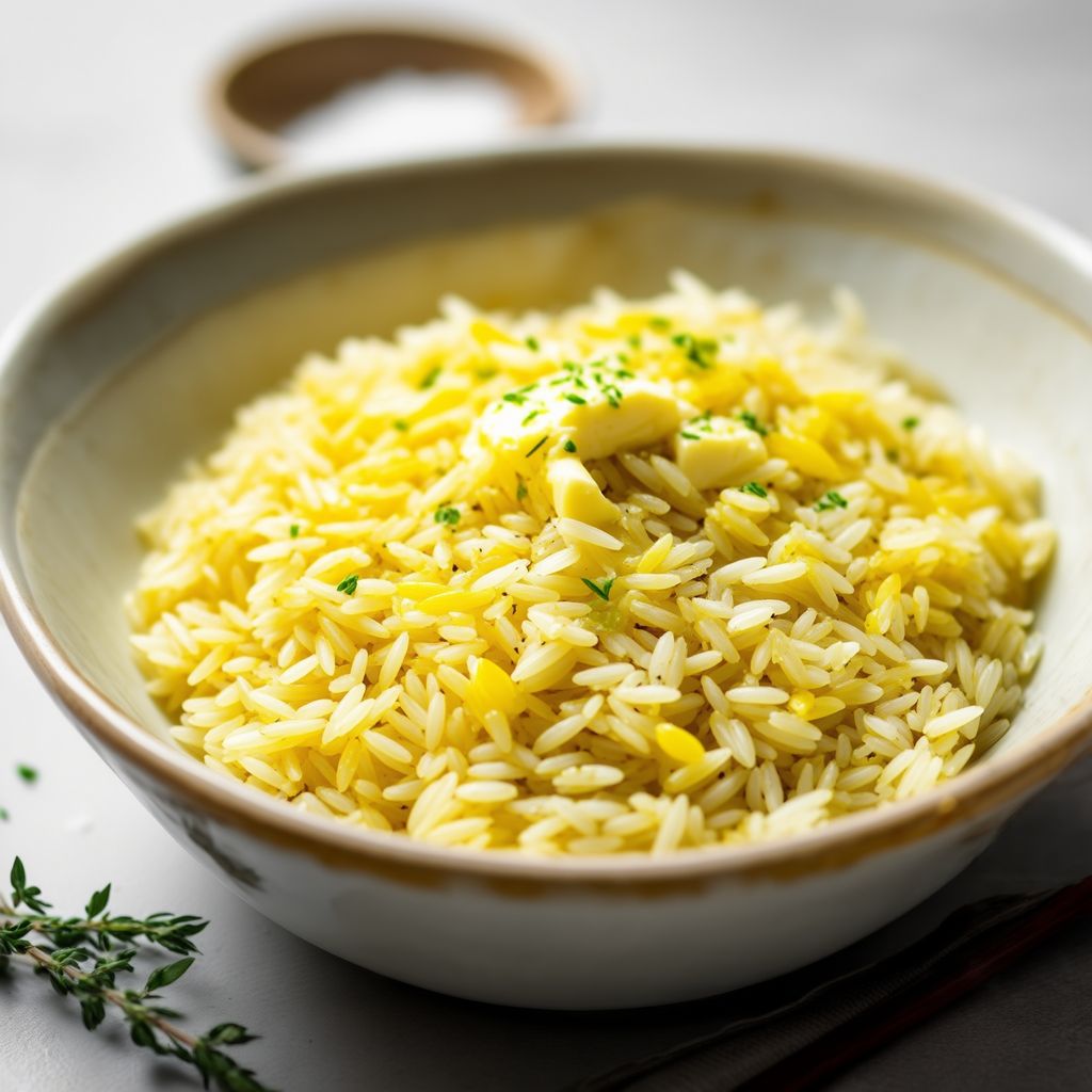 Riso Salato al Burro con Pasta Tostata
