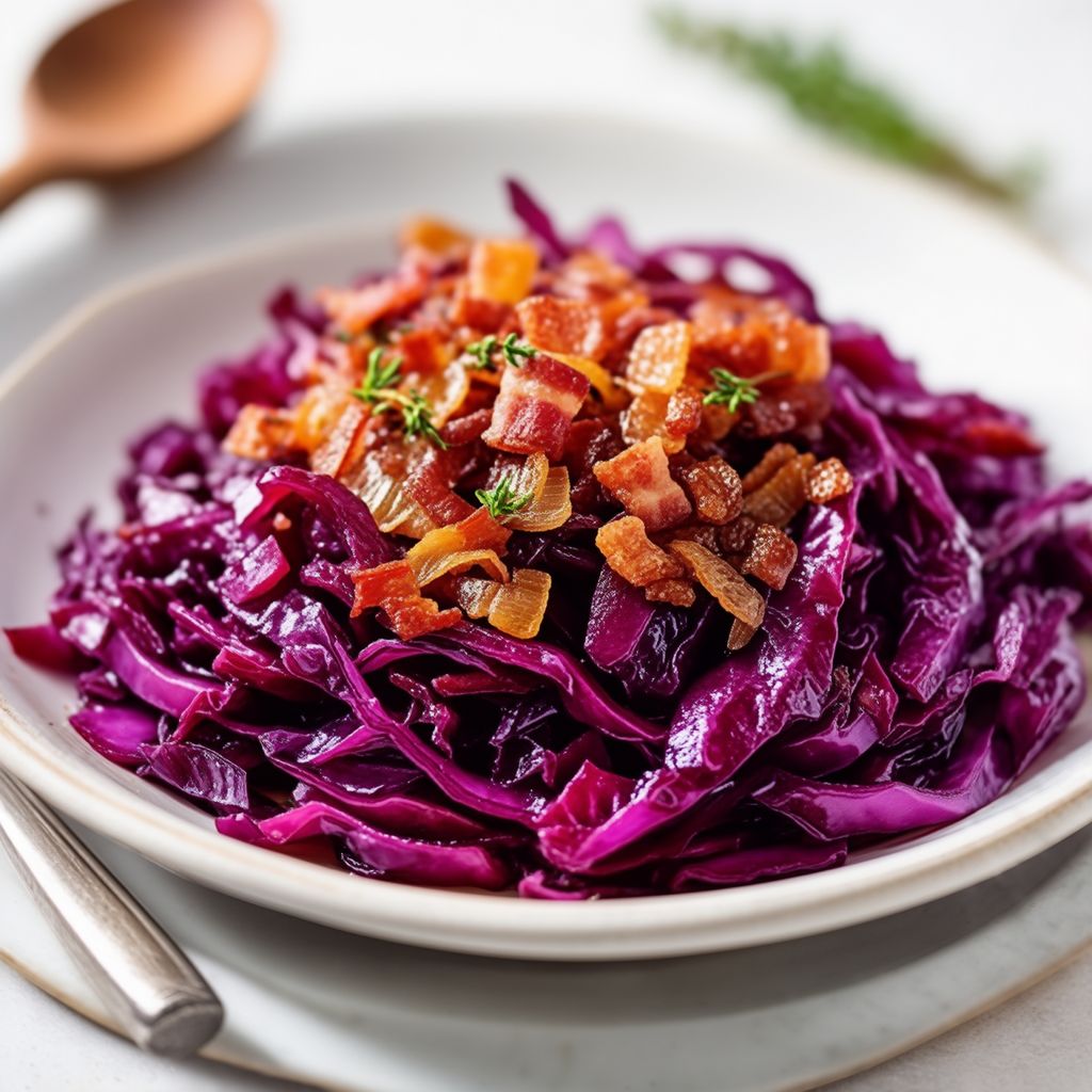 Enhanced Sweet and Tangy Red Cabbage