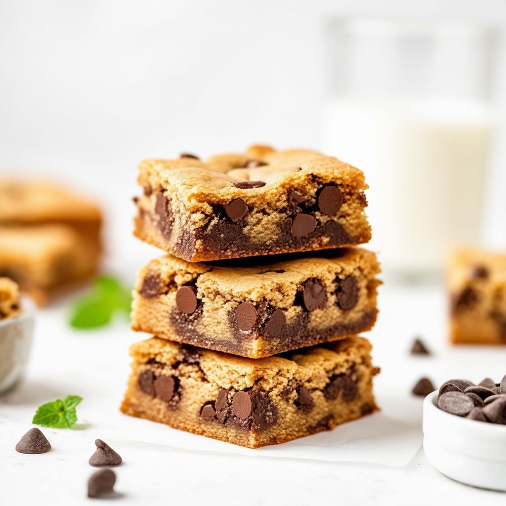 Barrette di Biscotti con Gocce di Cioccolato