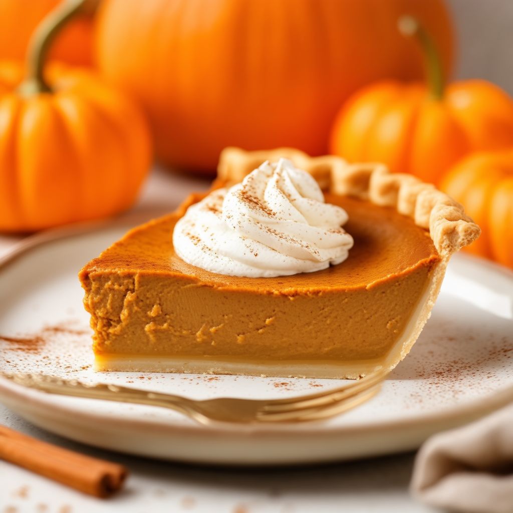 Creamy Pumpkin Spice Pie