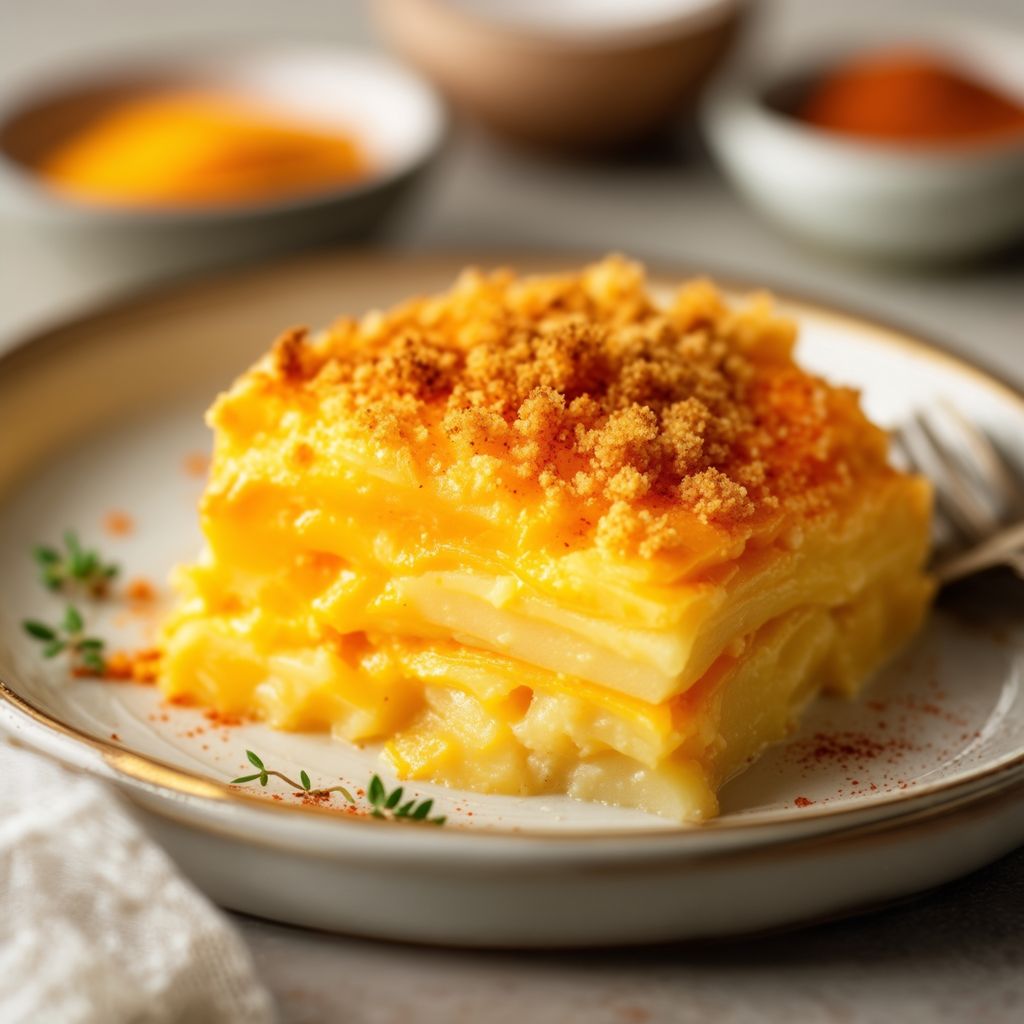 Sformato di Patate Cremoso al Cheddar