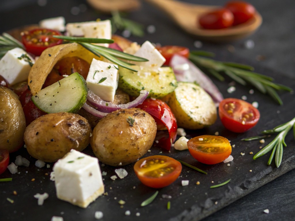 Italienische Ofenkartoffeln mit Feta