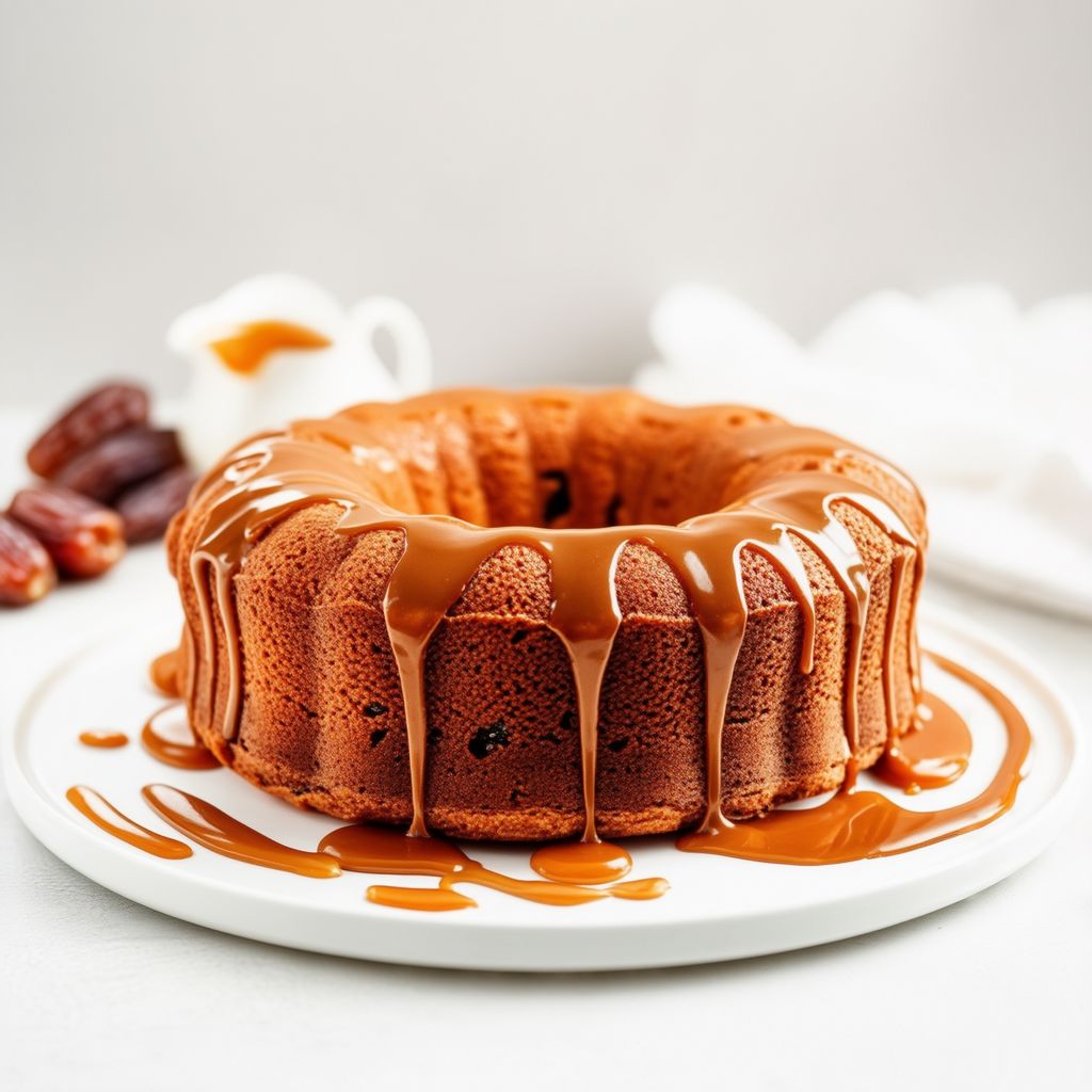 Dekadenter Toffee-Dattel-Kuchen mit Samtiger Sauce