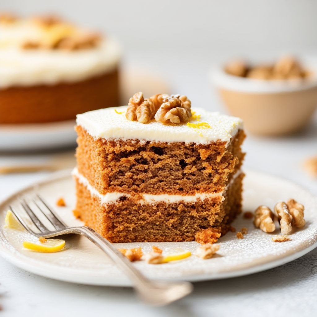 Torta di Carote e Noci Speziata