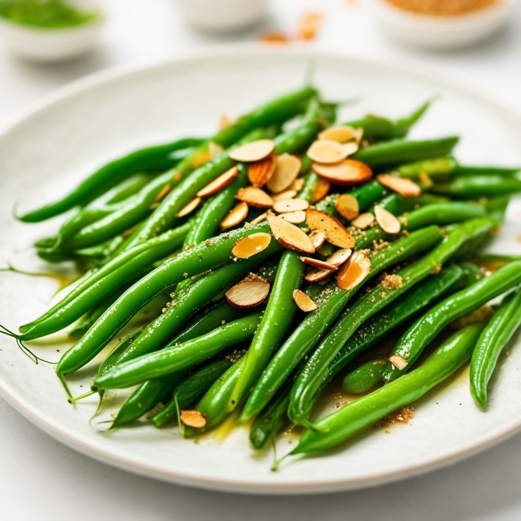 Honey Mustard Green Beans with a Hint of Brown Sugar
