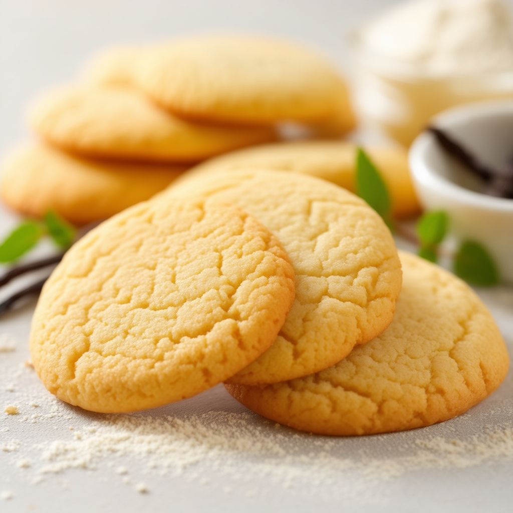 Biscotti al Burro Vanigliati Morbidi