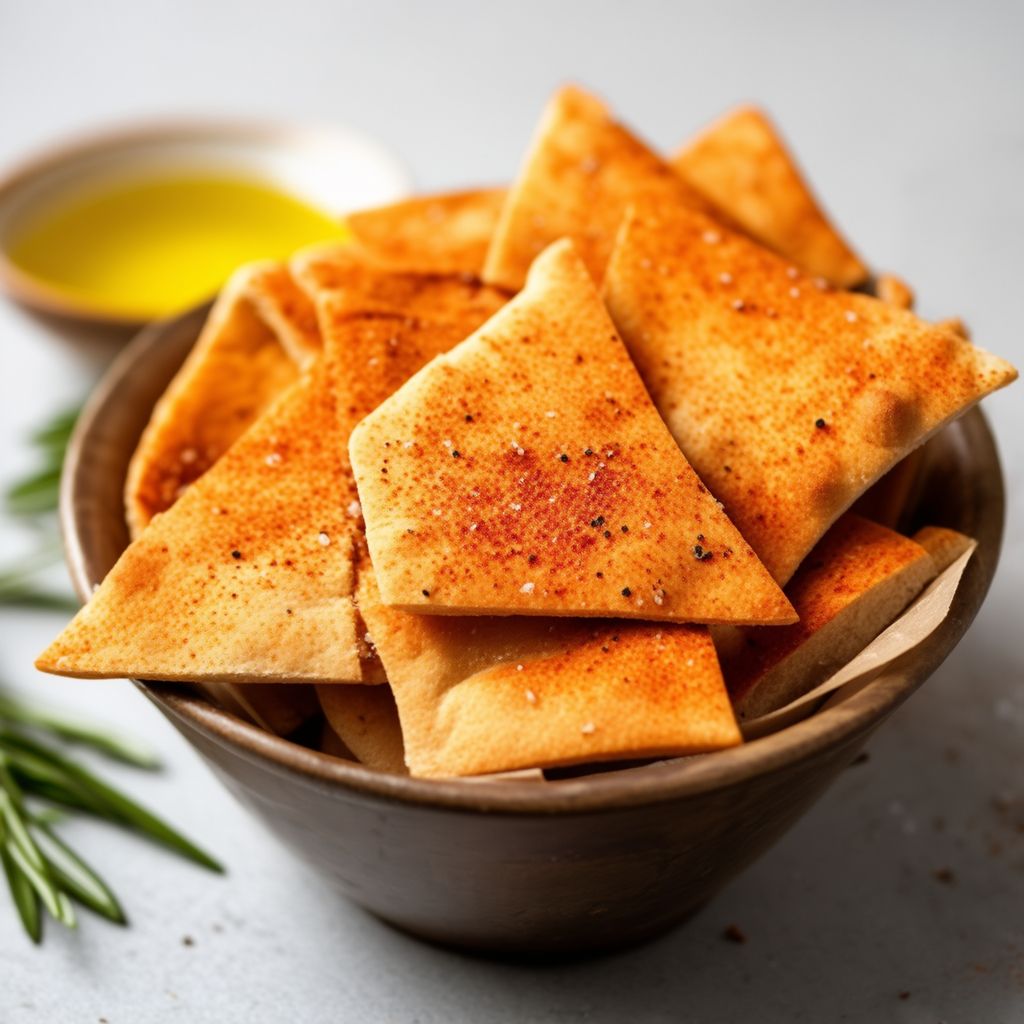 Gewürzte Pita-Chips