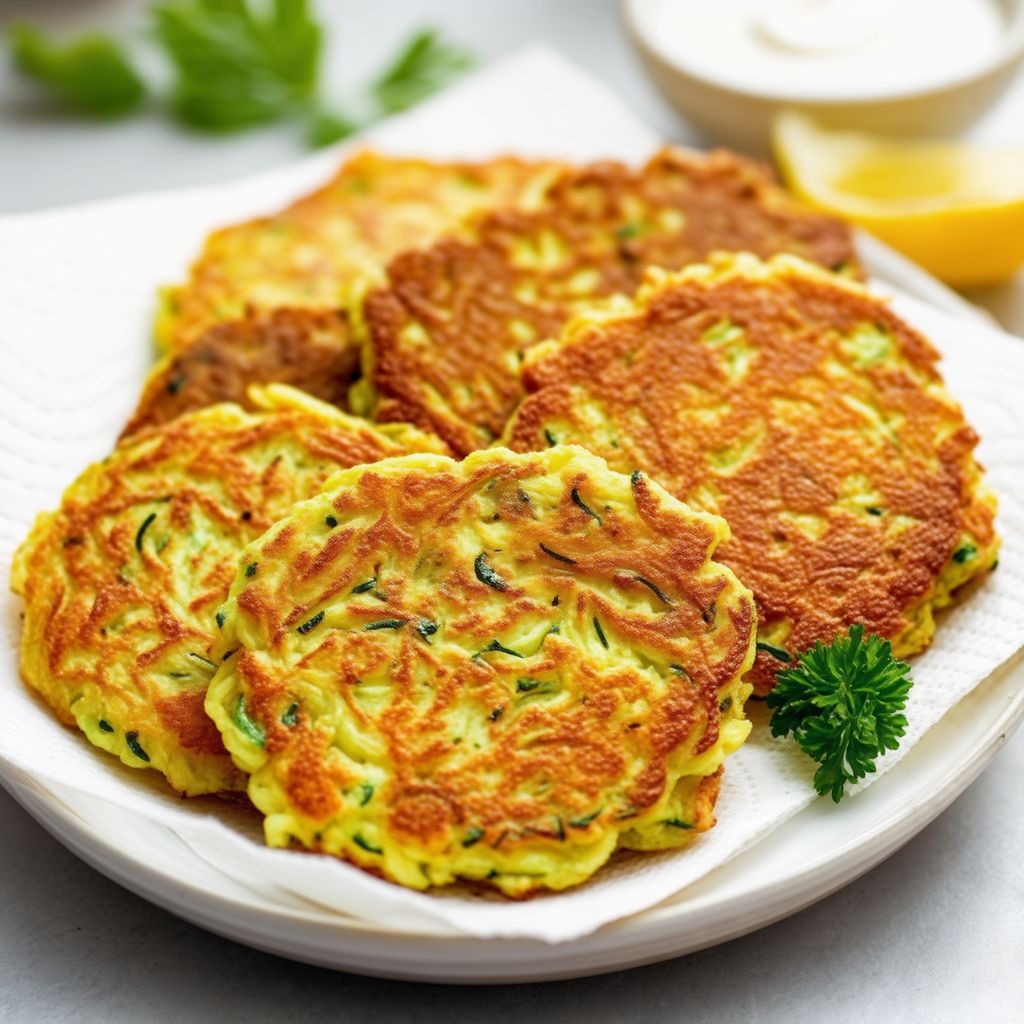 Crispy Zucchini Fritters
