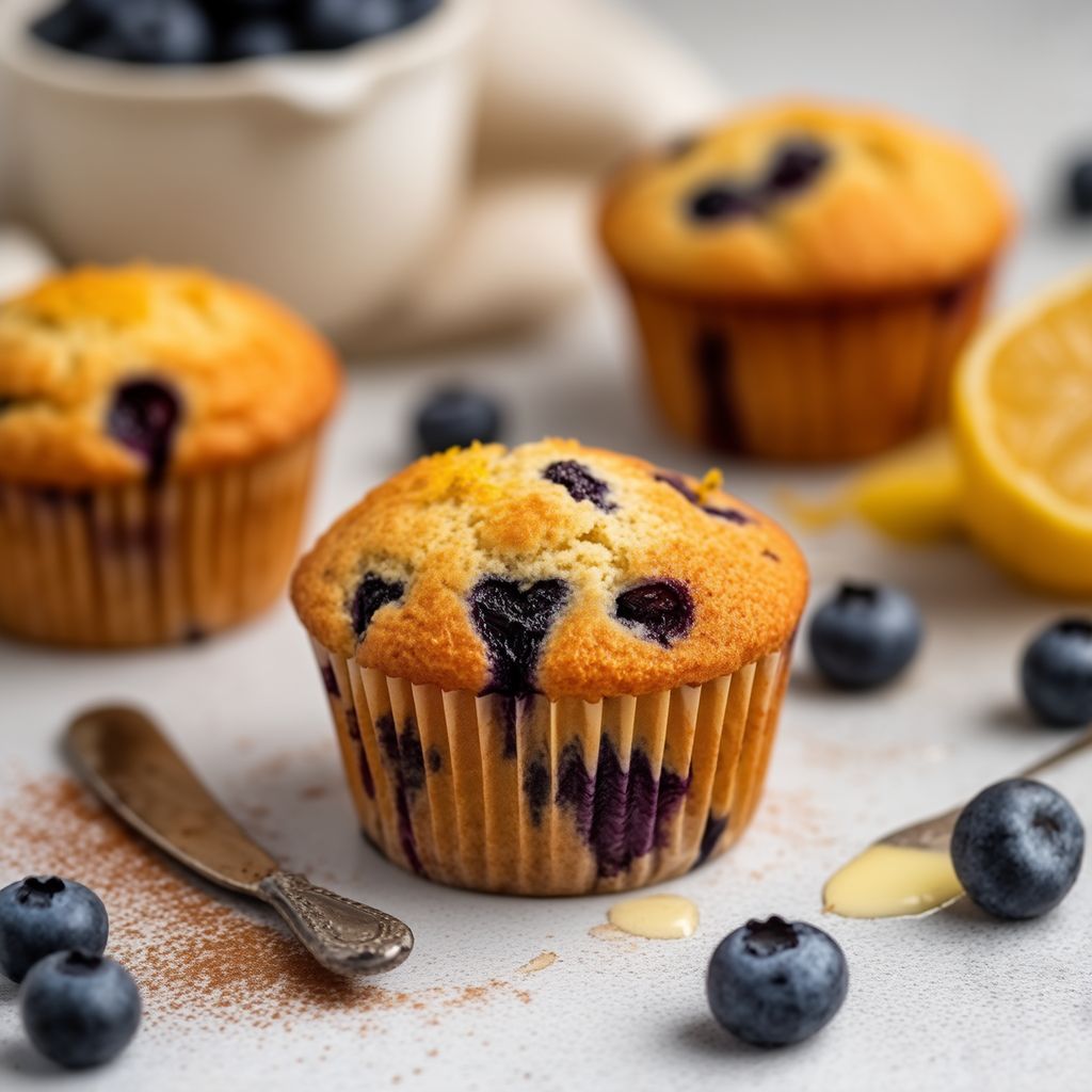 Muffin alla Felicità dei Mirtilli