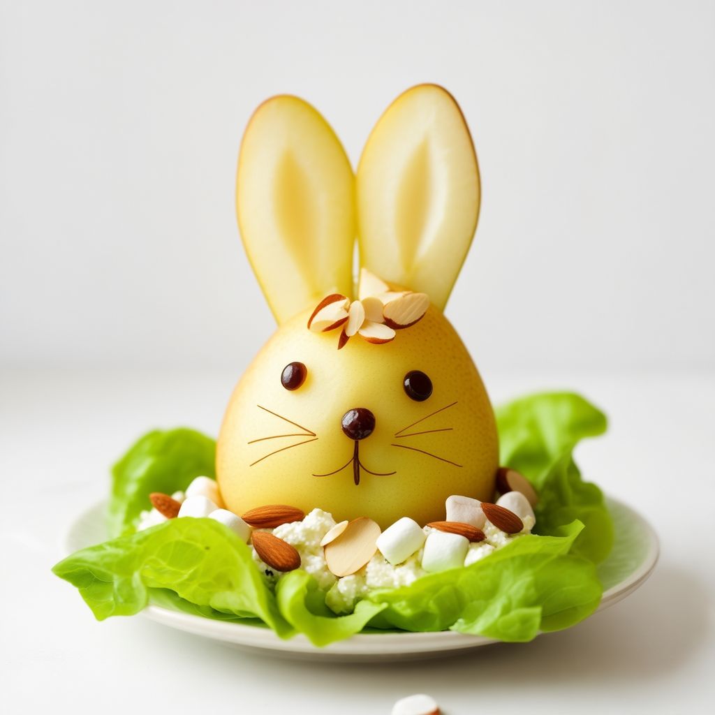 Whimsical Bunny Fruit Salad