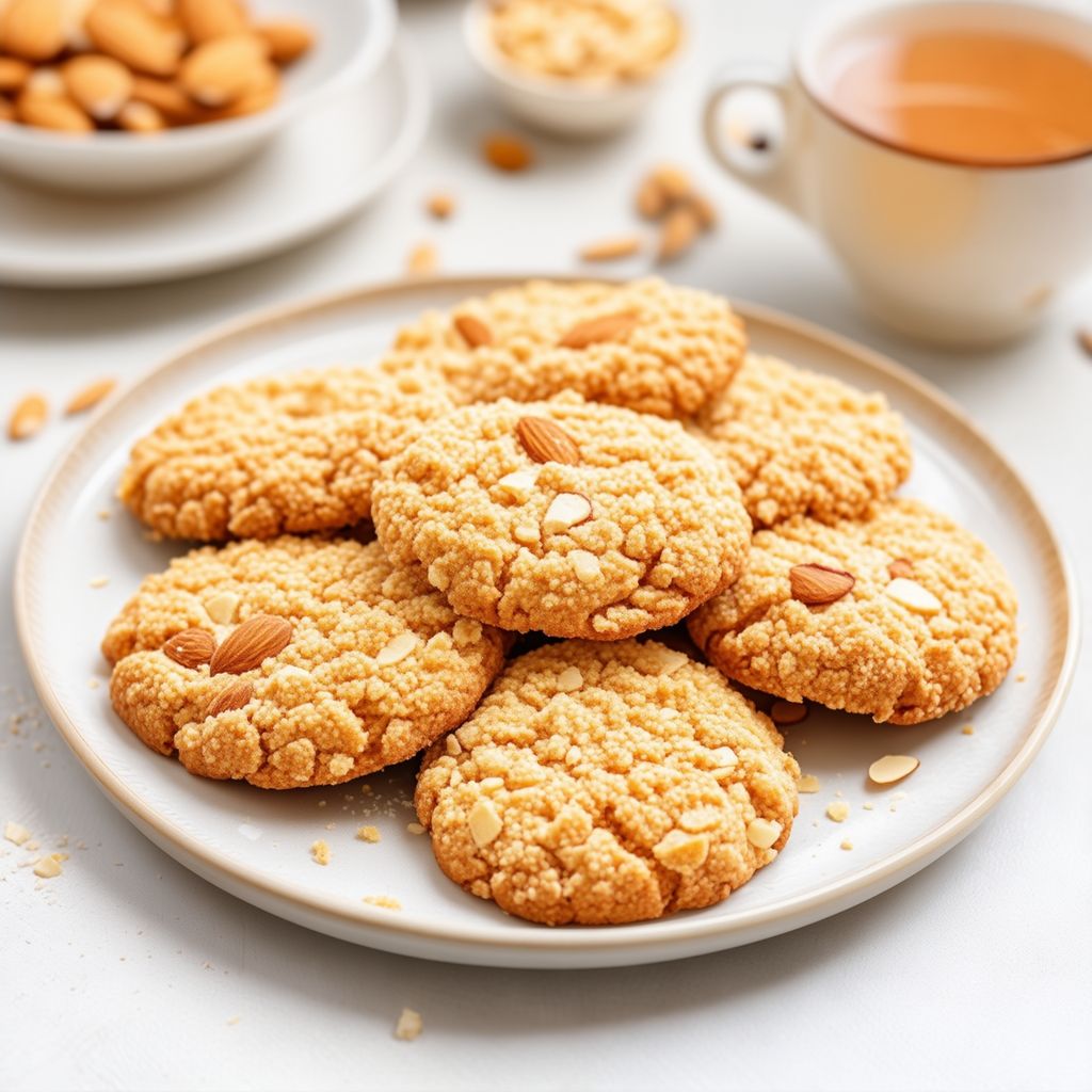 Biscotti Svedesi con Crumble di Mandorle