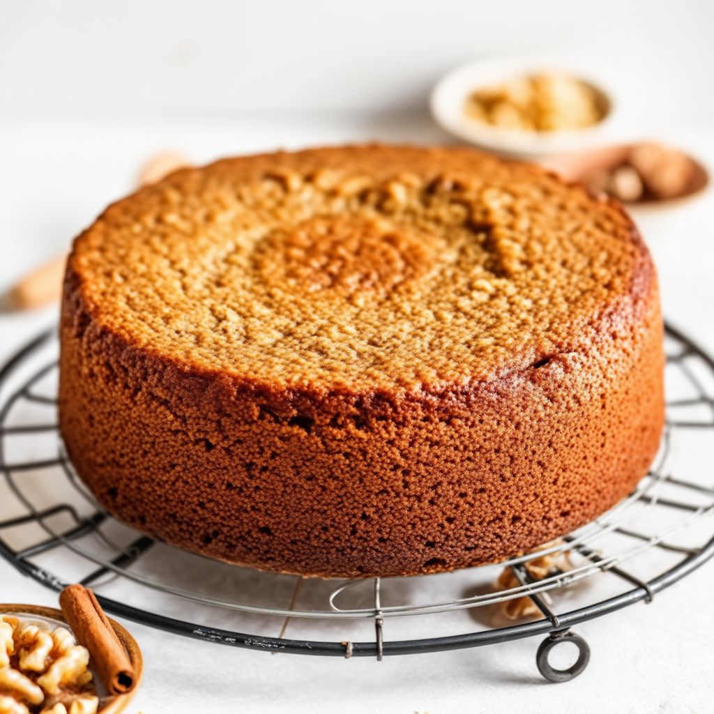 Torta di Banana e Avena con Noci