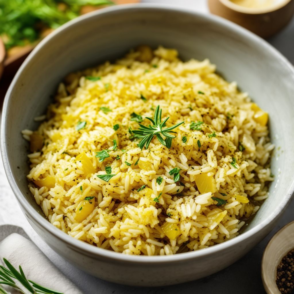 Kräuter-Parmesan-Reis