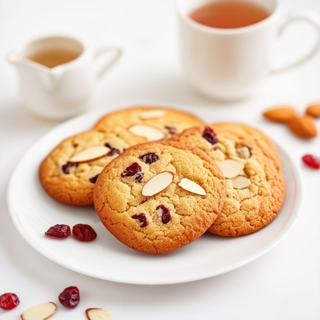 Cranberry Almond Delight Cookies
