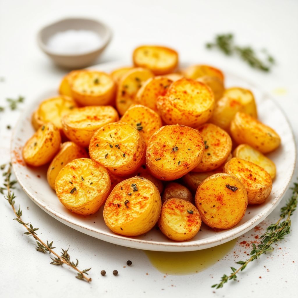 Kräuter-infused knusprige Kartoffelbissen