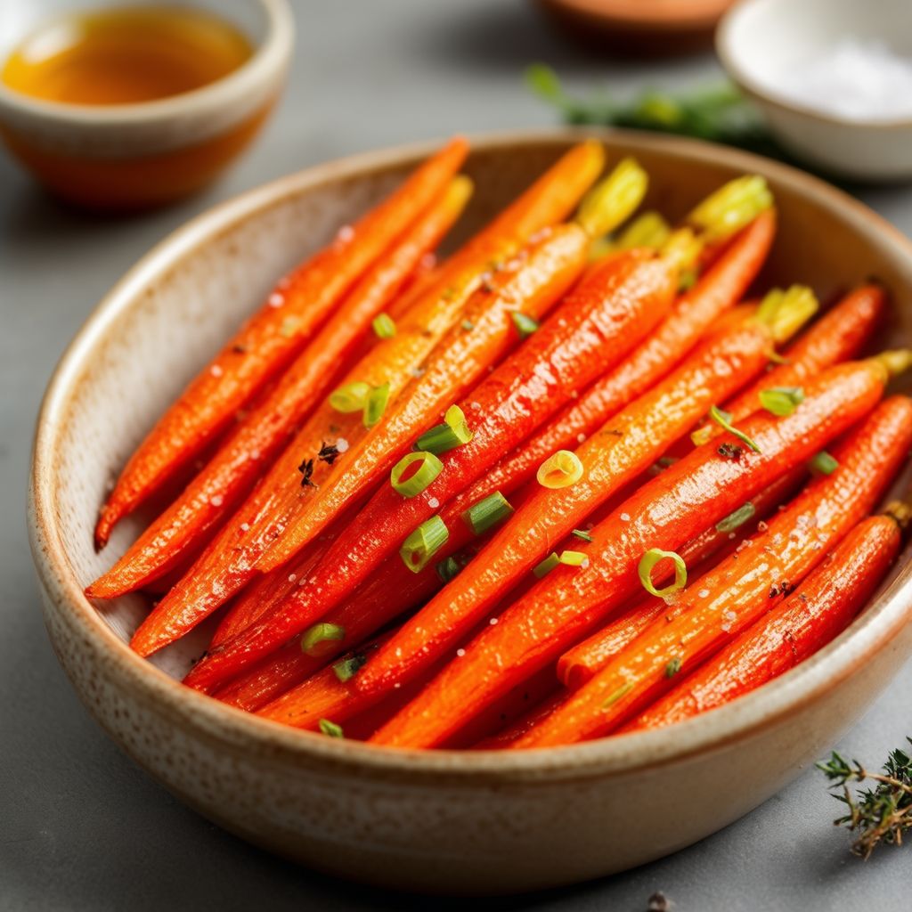 Honey-Glazed Roasted Carrots with Thyme