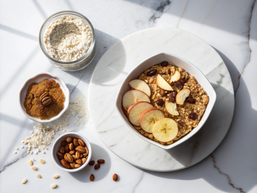 Apfel‑Baked Oats