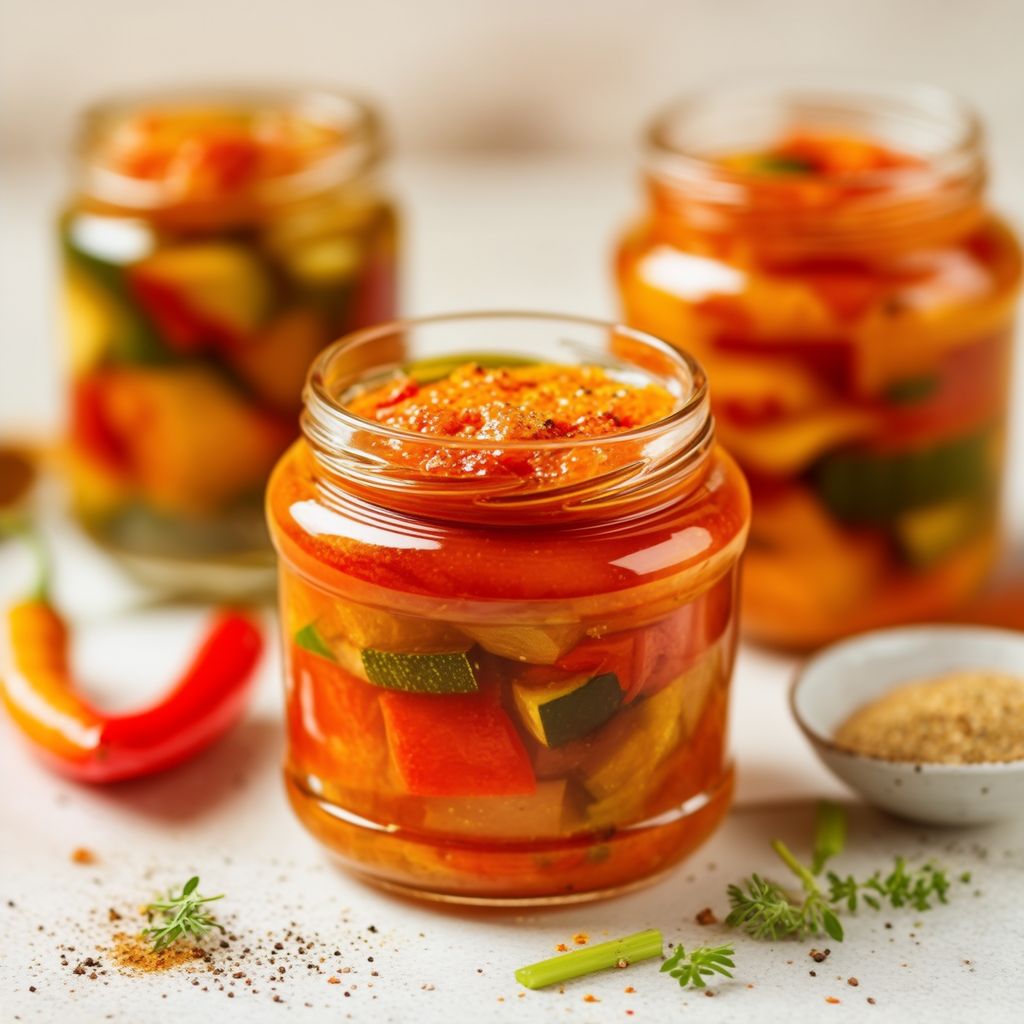 Spiced Zucchini and Pepper Chutney