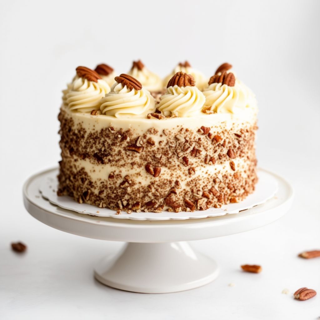 Torta Decadente al Cioccolato Bianco e Noci Pecan