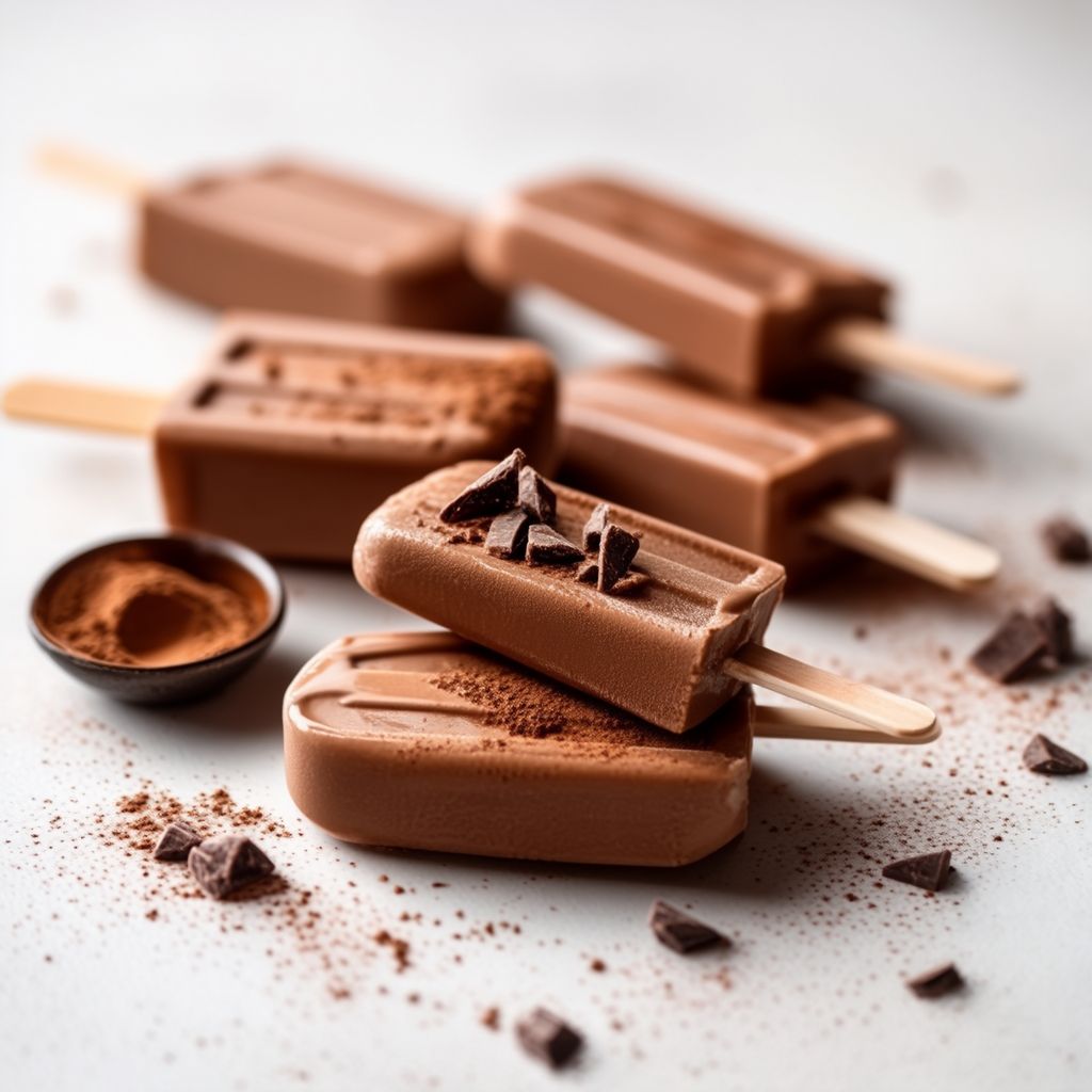 Creamy Chocolate Fudge Pops
